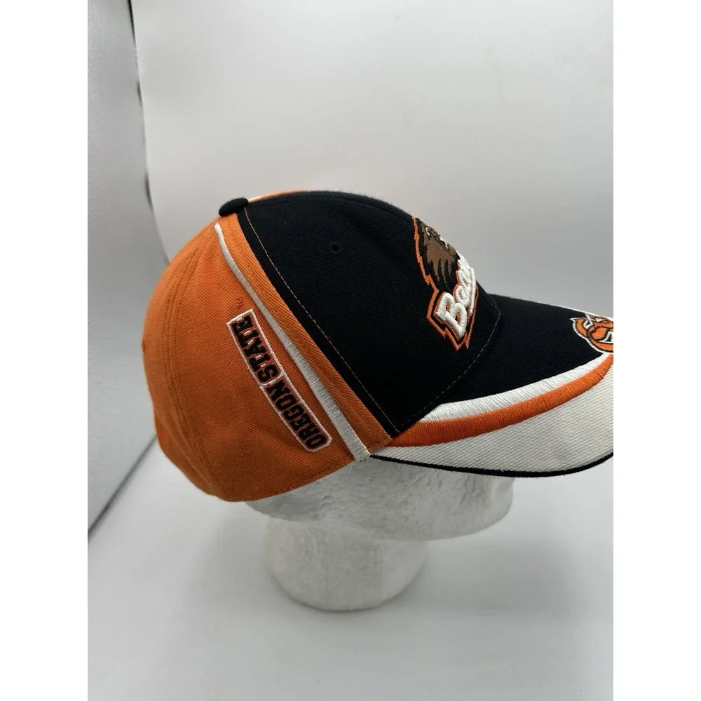 Oregon State Beavers Hat Cap Black Orange T.E.I. Strapback OSFA NCAA